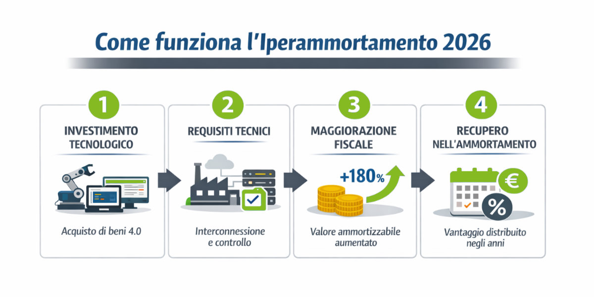 quali beni rientrano nell’iperammortamento 2026: i passaggi
